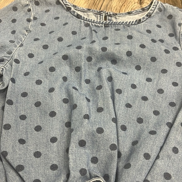 🦄5/25 Jean Polka Dot Shirt - Picture 2 of 4
